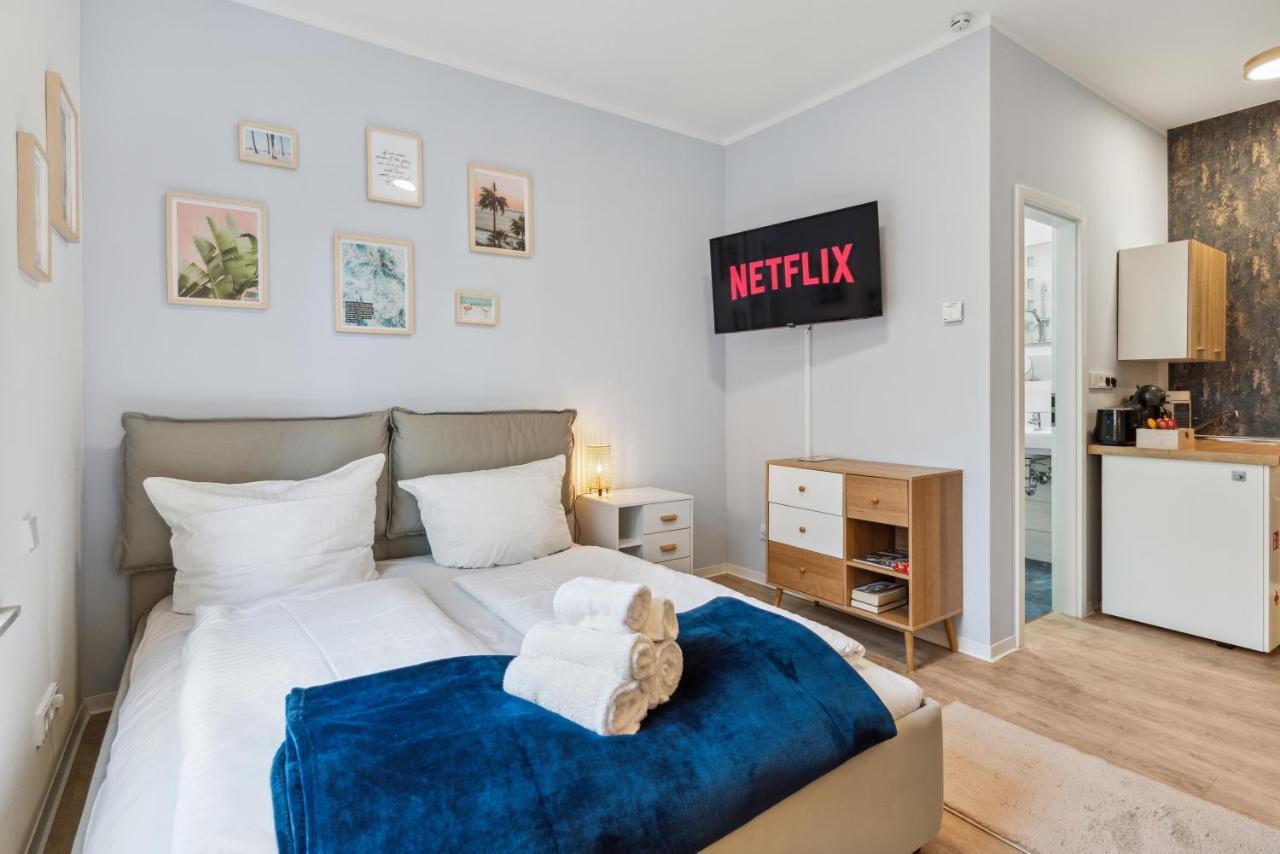 Vorstadtoase - 2 Personen - Eichwalde, Naehe Ber - Queensize-Bett, Netflix, Parken Luaran gambar